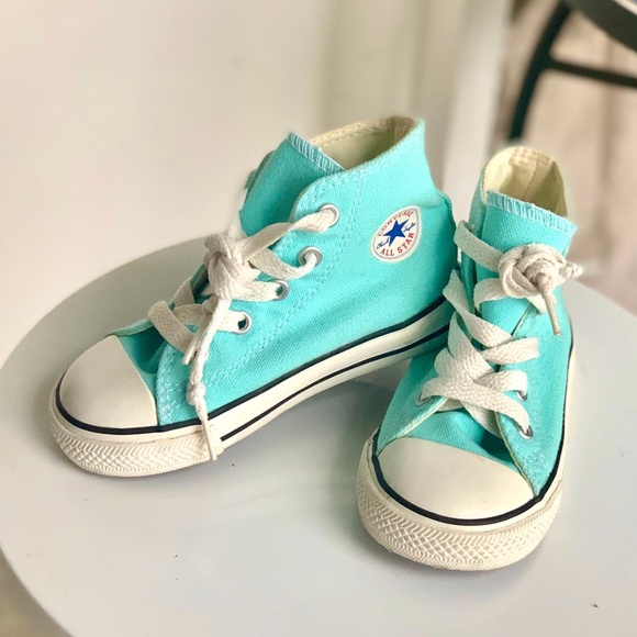 Converse Chuck Taylor All Star Hi-Top Aruba Blue SIZE 1 - Picture 1 of 8